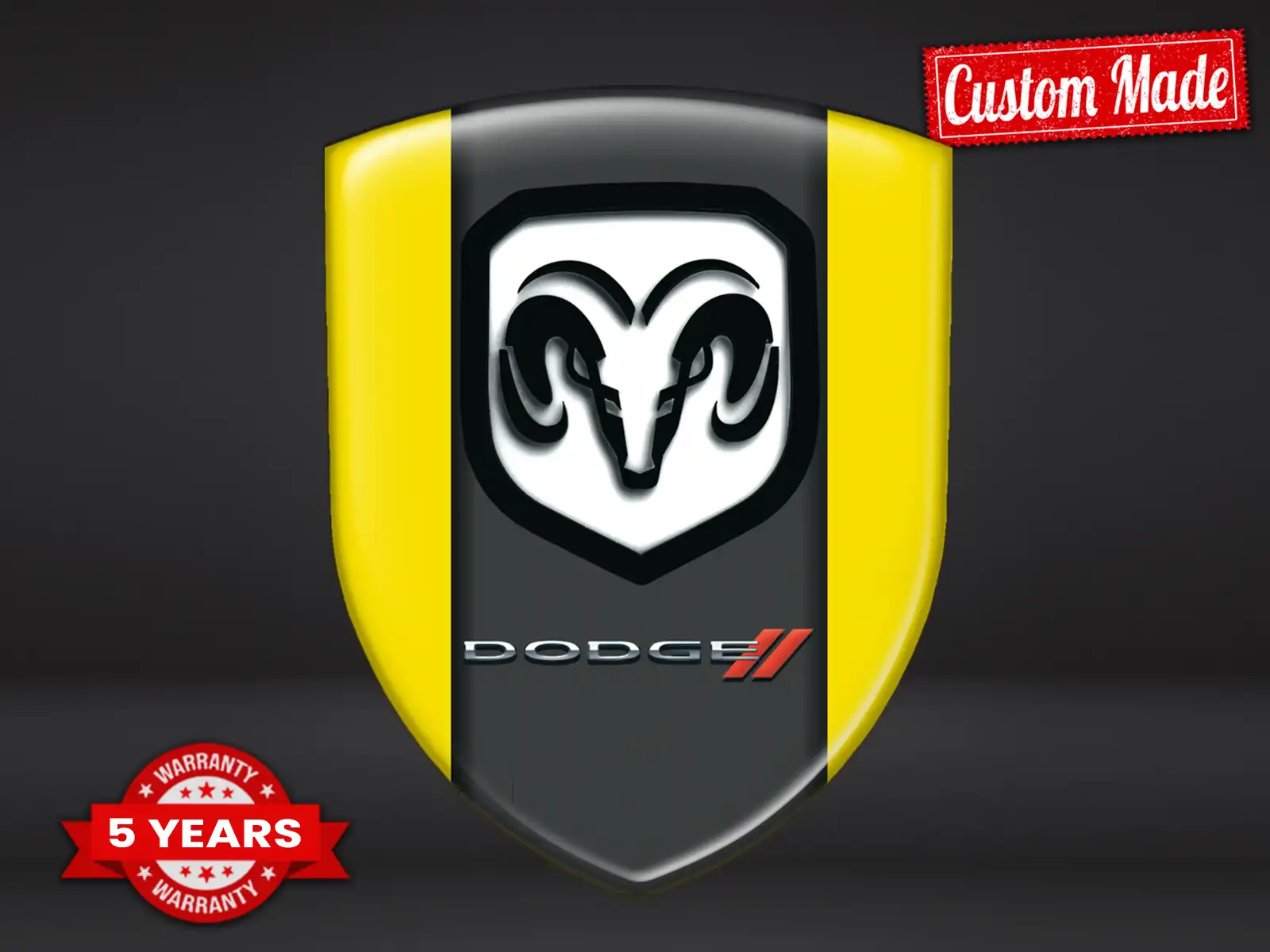 Dodge Fensteraufkleber Luxus Anpassbar Tuning Auto